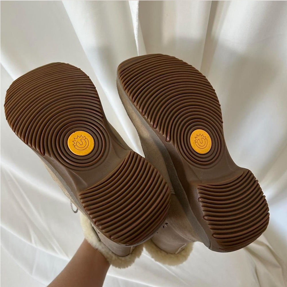 ULU Suluk Women's Waterproof Faux Fur Trim Leather Winter boots size 6. - Picture 6 of 11